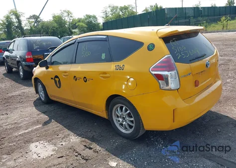 2016 Toyota Prius V Two из США, поврежденный, VIN JTDZN3EU4GJ044772